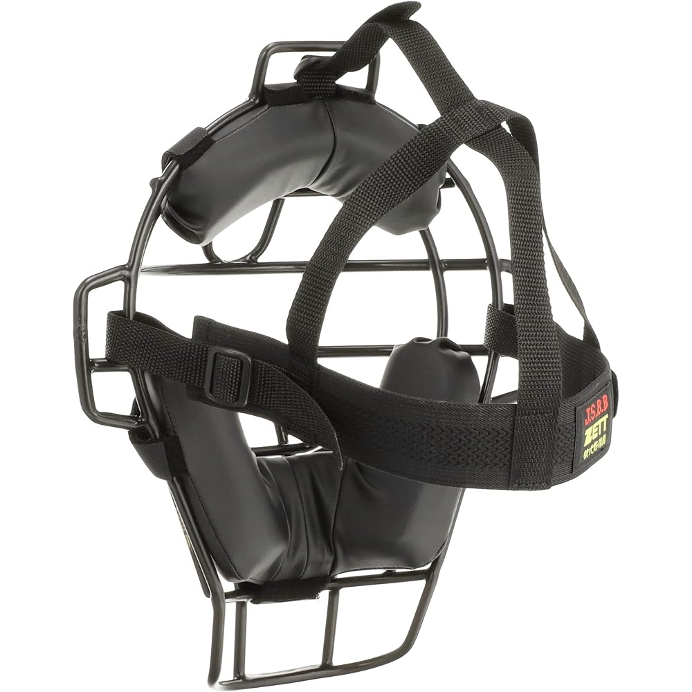 ZETT Baseball Umpire Umpire Mask for Boys Softball Baseball Black (1900) BLM7175A