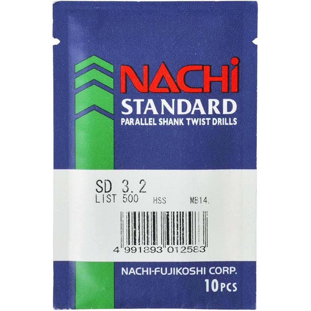 Nachi Standard Drill (for Ironwork) Bag SD 10.8mm
