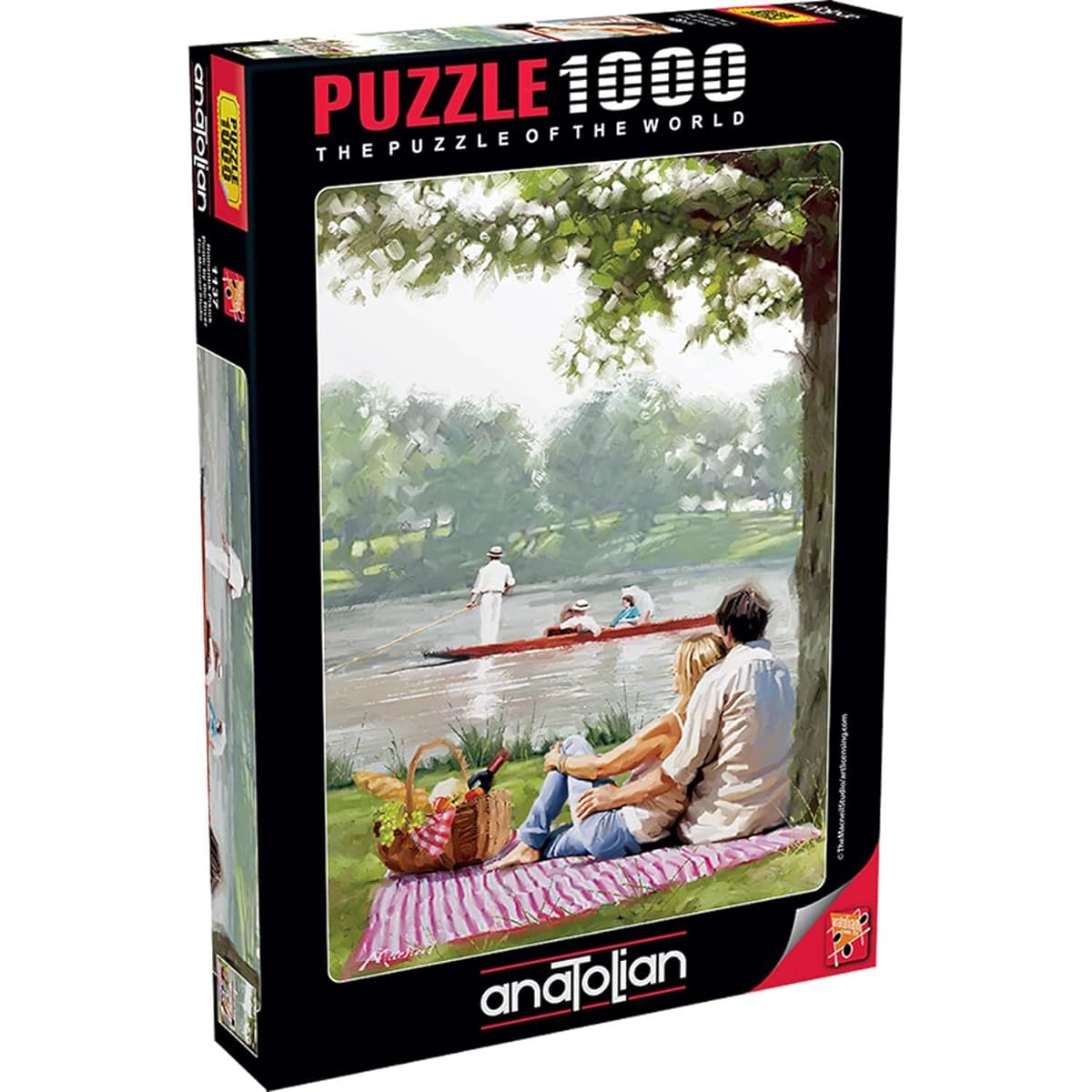 Anatolian Puzzle - Picnic by the River, 1000 Piece Jigsaw Puzzle 1137