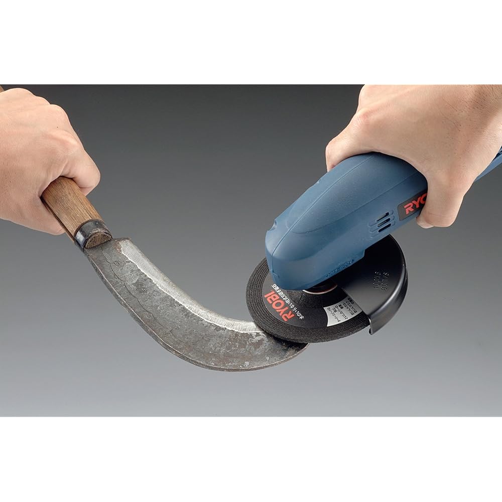 Kyocera Old Ryobi Blade Grinder CG-11 Whetstone Diameter 100mm 632451A [Dry whetstone makes it easy to sharpen the blades of agricultural machinery, etc.] Whetstone size 100mm Rotation speed 7000min-1 Light weight 0.97Kg