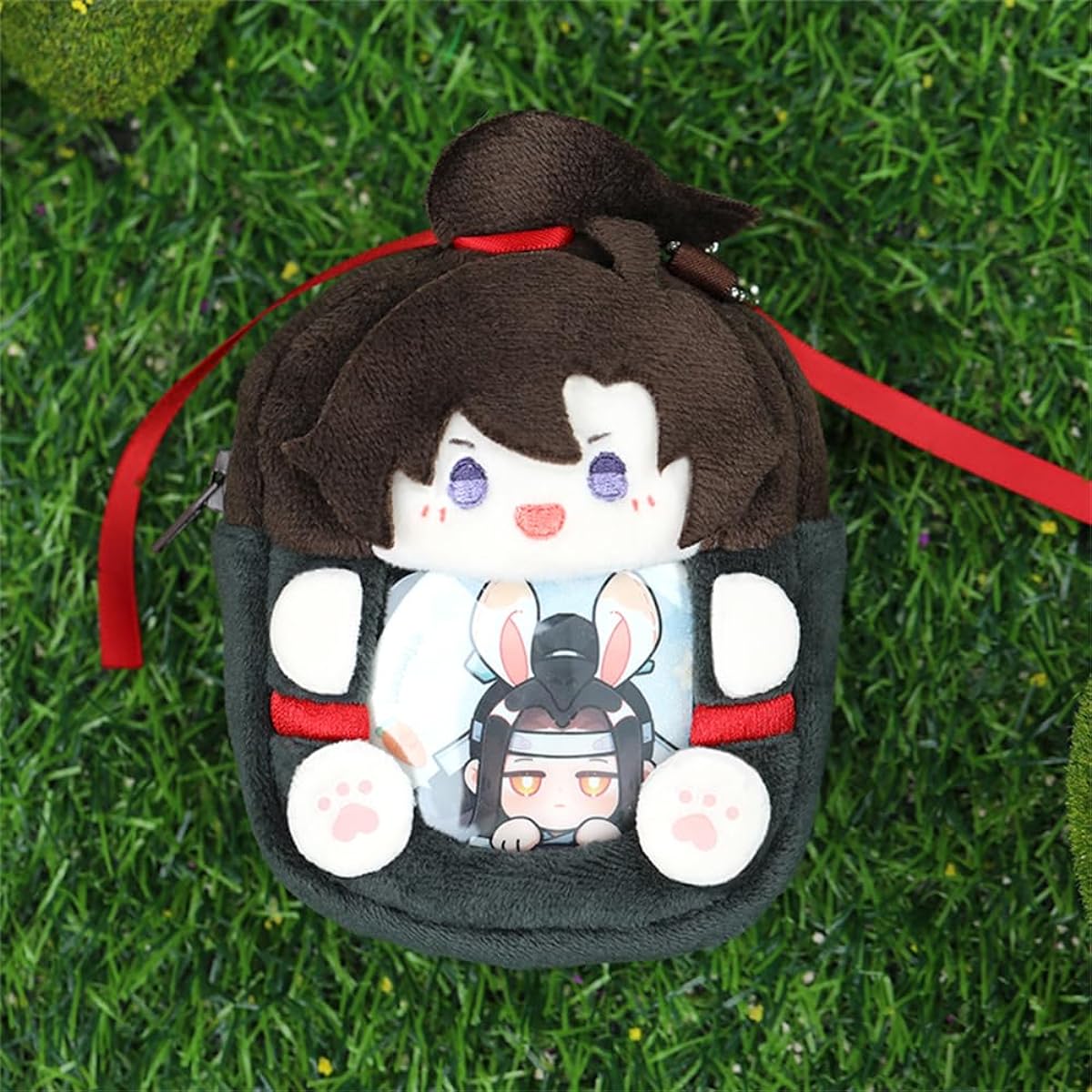 "The Master of Diabolism" Wei Wuxian Lan Wangji Plush Ita Bag Small Item Storage Ita Bag Popular Anime Peripherals Official Goods…