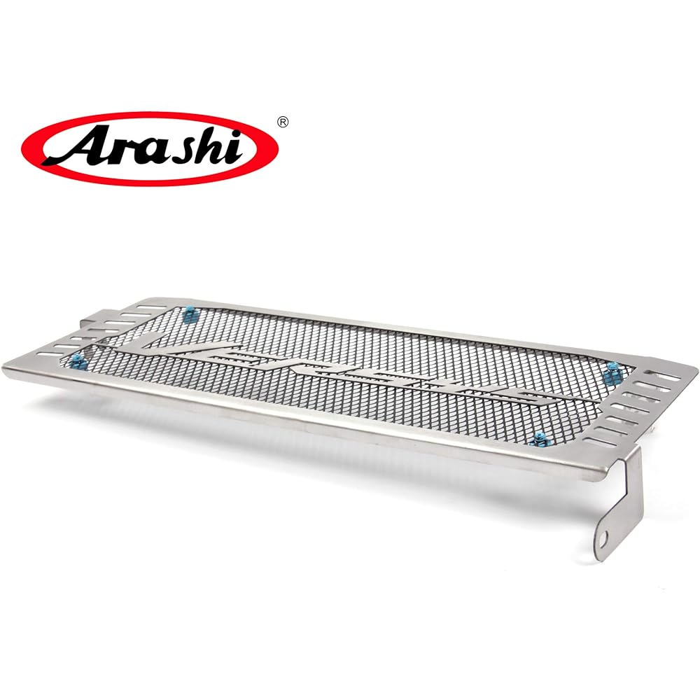 Arashi Radiator Protector Cover Guard Radiator Grill Compatible Vehicles Kawasaki KLE VERSYS650 2014 Motorcycle Accessories Rustless Steel Silver 1 Piece