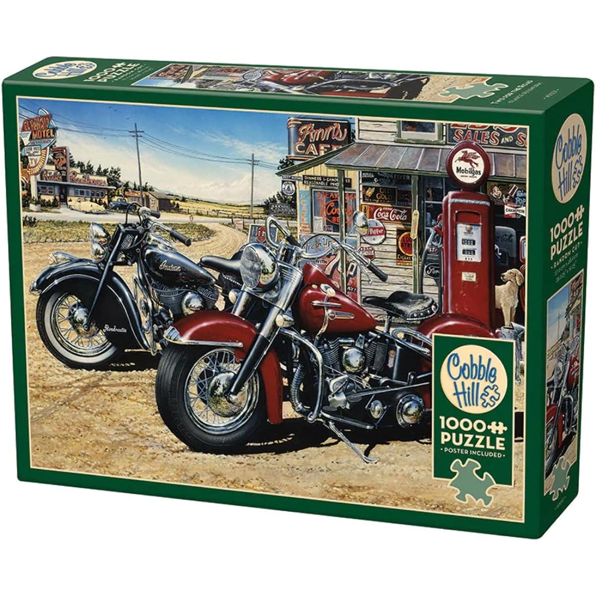 Cobble Hill 1000 Piece Puzzle - Two for The Road - Sample Poster Included