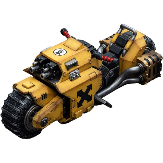 JOYTOY 1/18 Warhammer 40,000 Imperial Fists Raider Pattern Combat Bike (8.6 inches)…