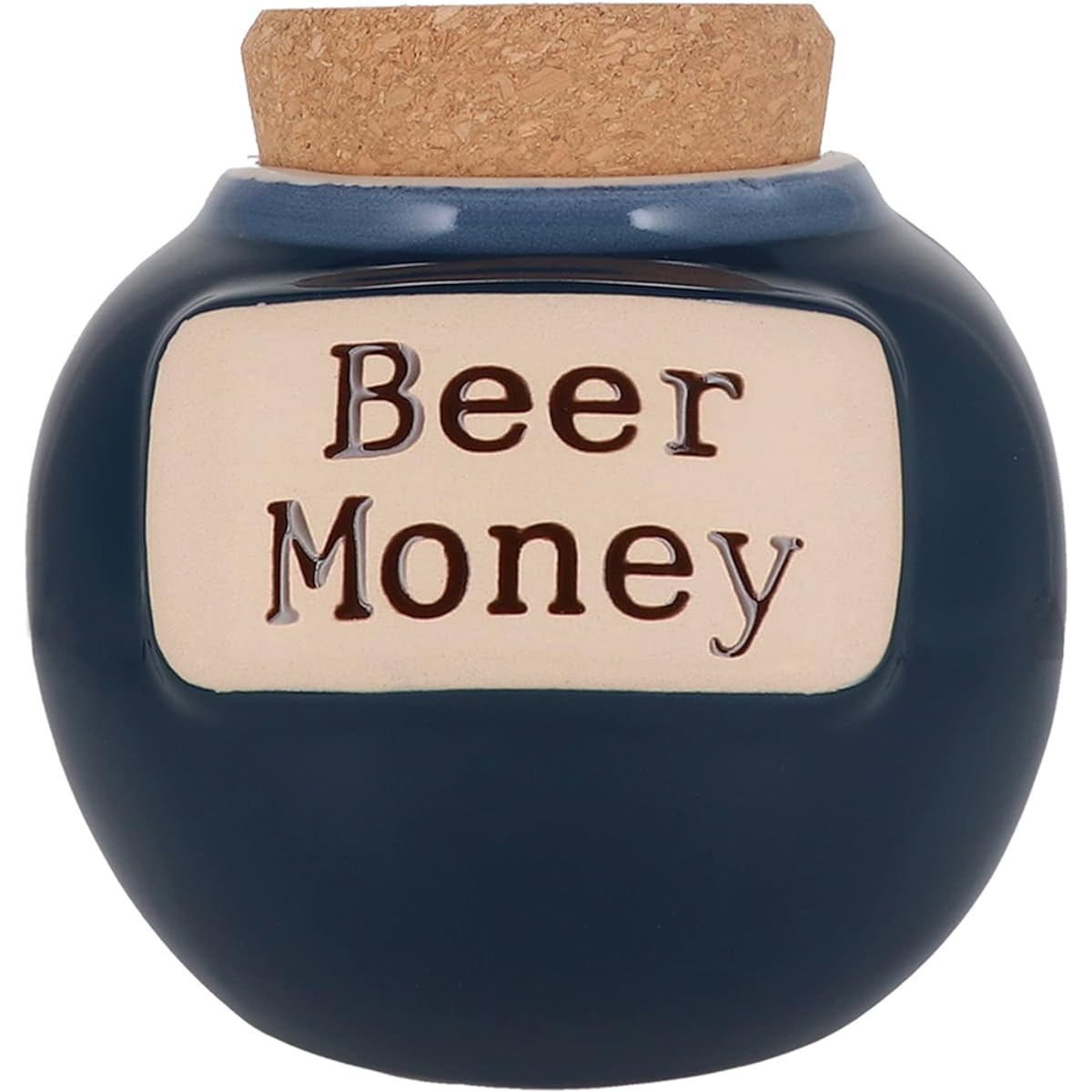 Cottage Creek Beer Money Ceramic Piggy Bank Candy Jar Dad Gift Beer Gift for Beer Lovers