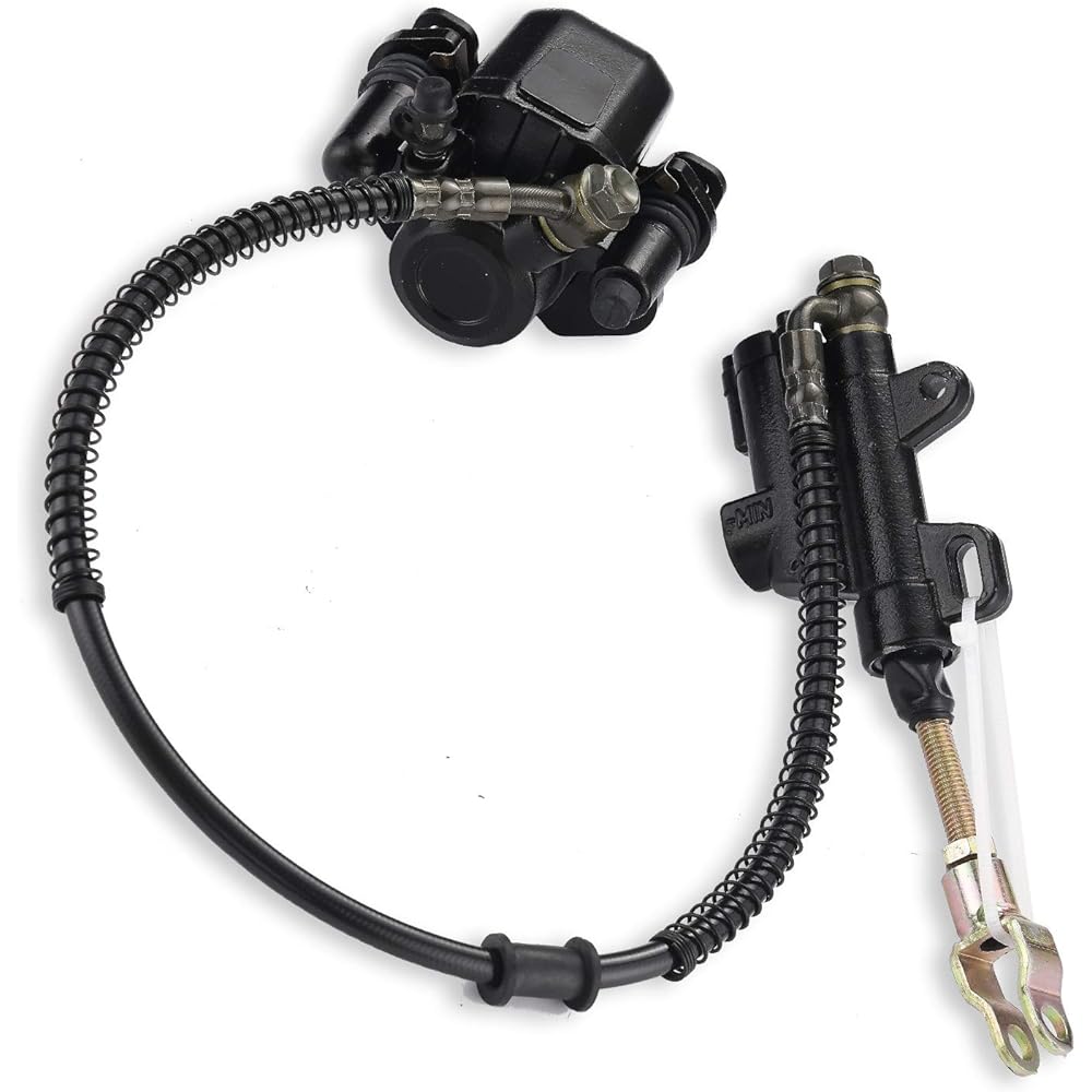 CLEO Rear Brake Caliper & Master Cylinder Assembly for Many Chinese ATVs from 50cc-125cc Taotao SUNL