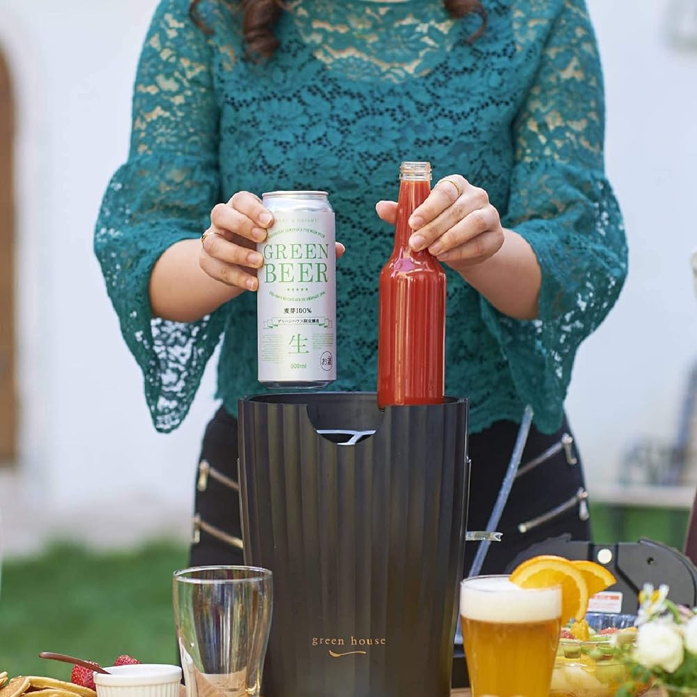 Green House Beer Server Black 500ml 350ml 330ml Cocktail GH-BEERL-BK