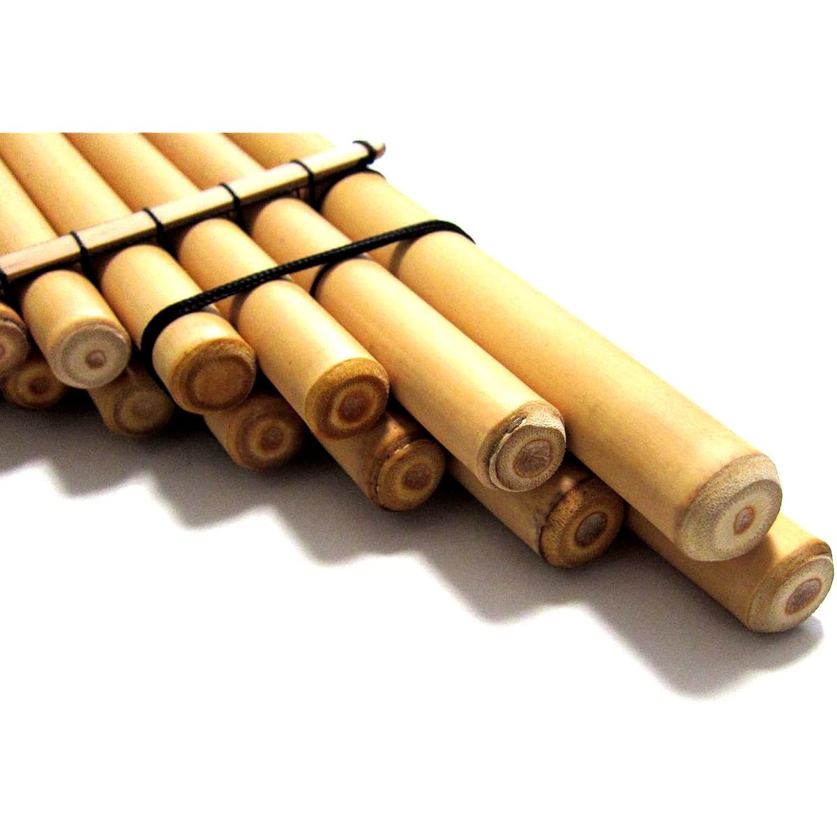 Chromatic Sampogna Professional Malta 2-row type (17+18 tubes) made of reed [Marukusha] [ZAMPOnA CROMATIC MALTA MALLKU 17+18]