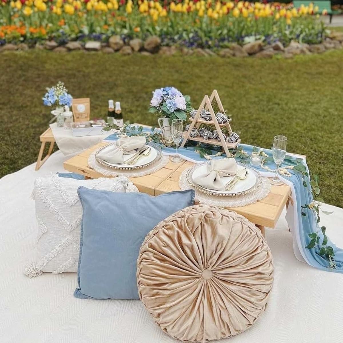 Chiffon Table Runner Baby Blue Sheer Table Runner Tulle Wedding Bridal Shower Arch Event Decoration 10 Feet 2 Pieces