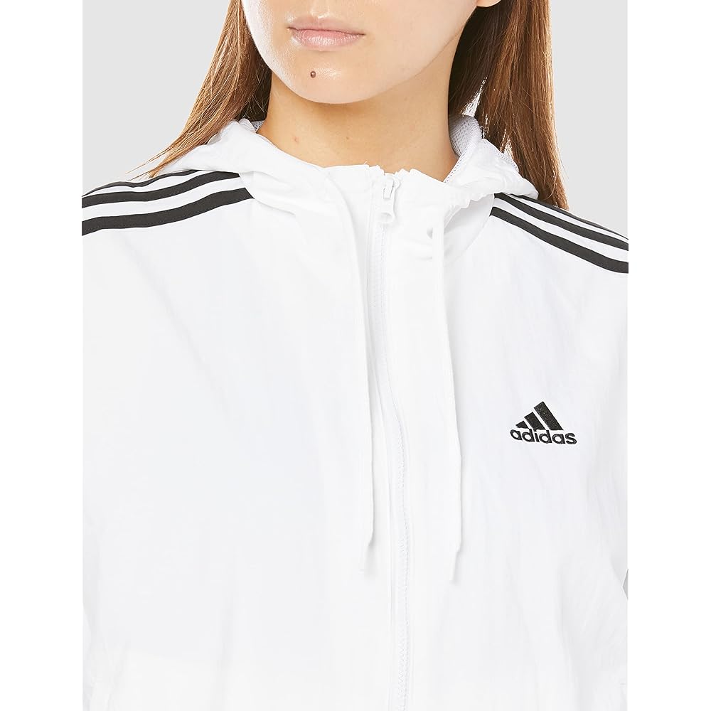 [Adidas] Essentials 3 Stripes Woven Windbreaker ETT60 Women's