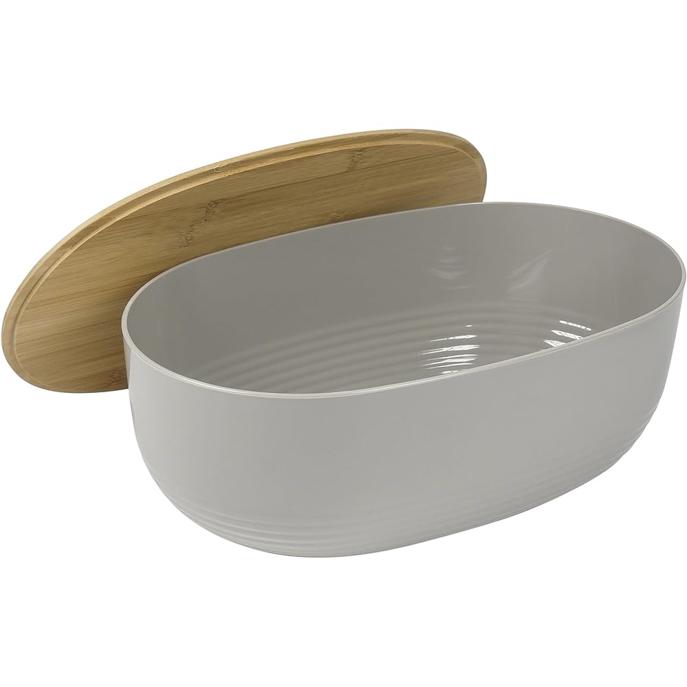 Kela Bread Bin Gray 12062 Size: 37.5 x 23 x H14cm