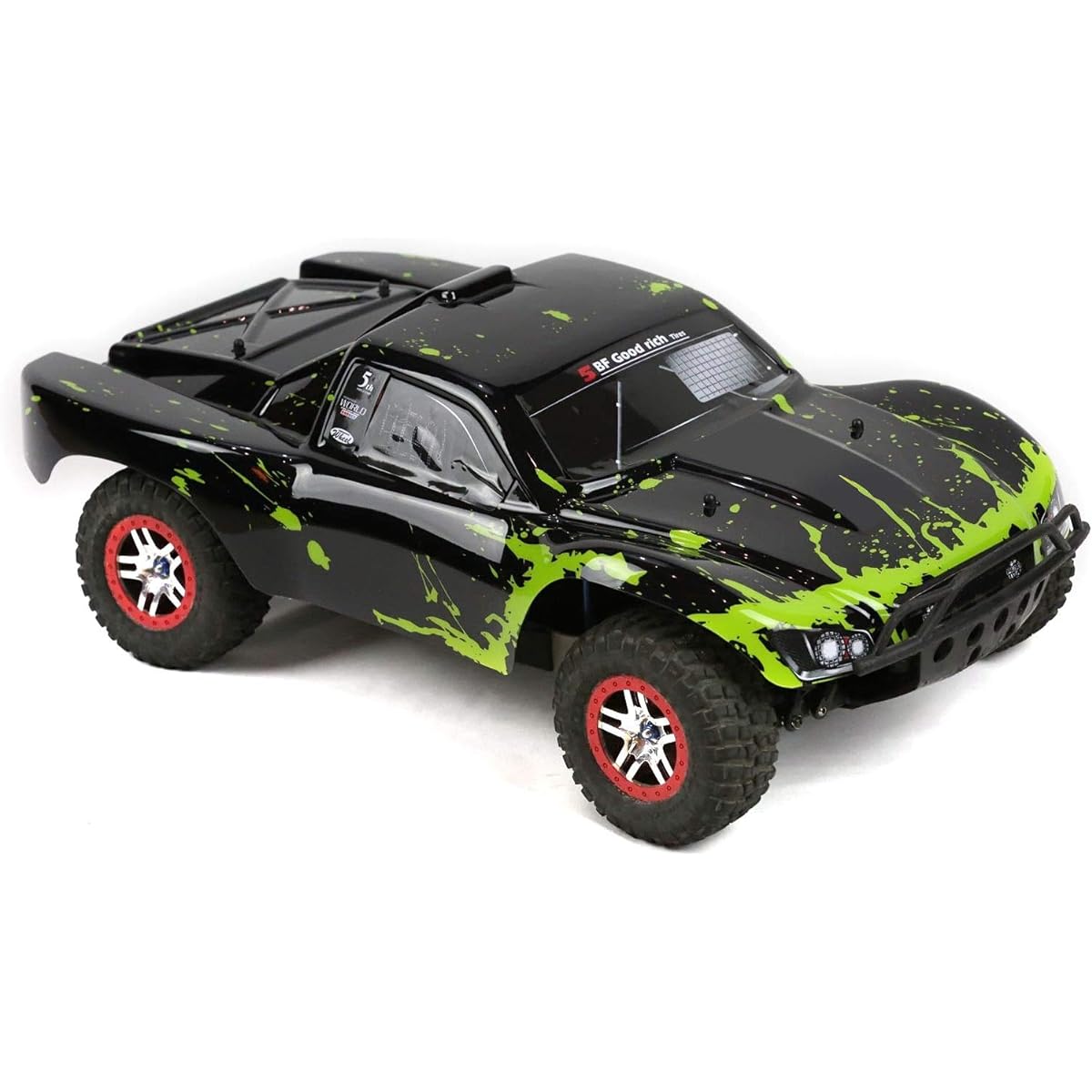 SummitLink Compatible Custom Body Muddy Green Over Black Replacement for 1/10 Scale RC Car or Truck (Truck Not Included) SS-BG-01