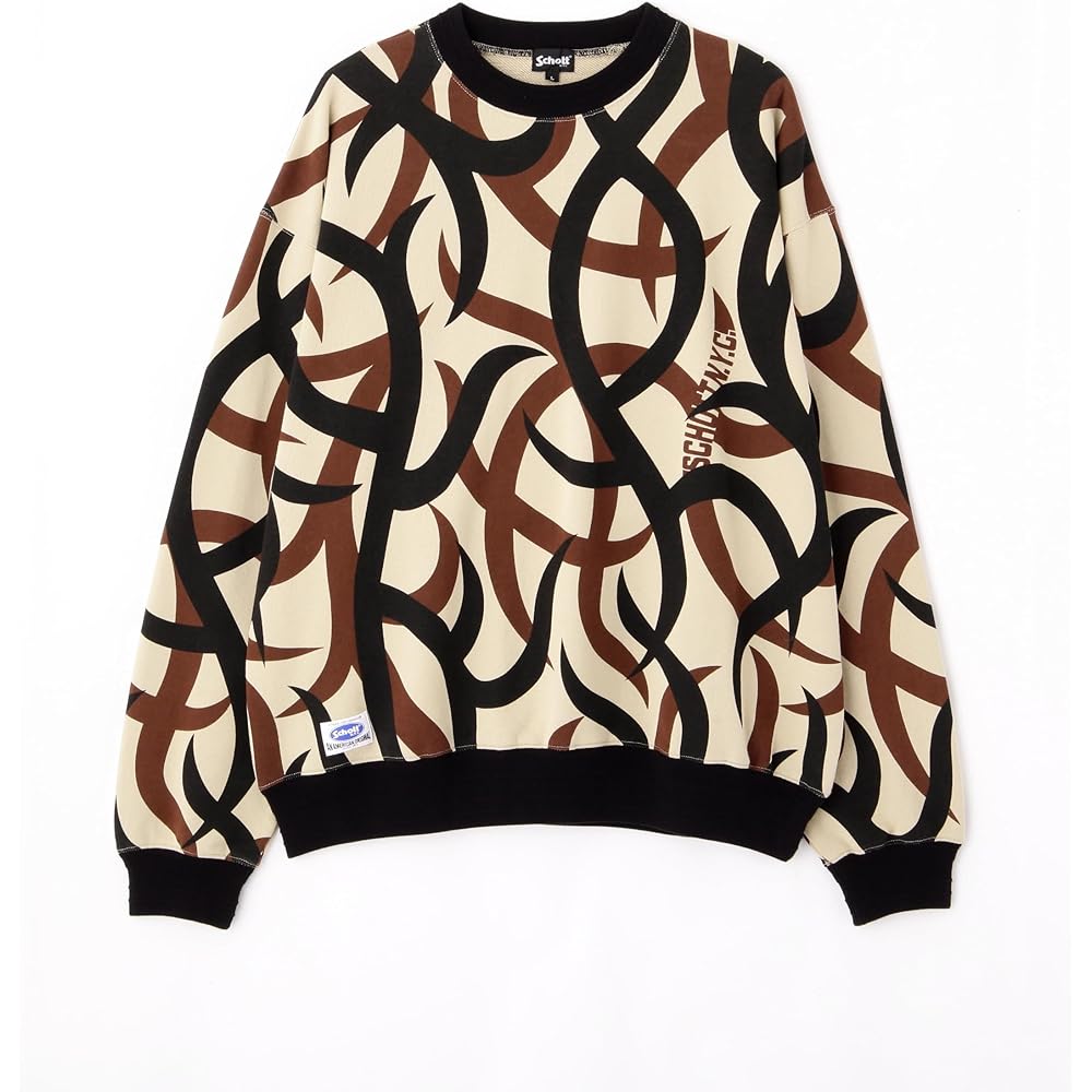 [Schott NYC] [WEB LIMITED] TRIBAL CAMO SWEAT/Tribal Camo Sweat Men's 782-3232010