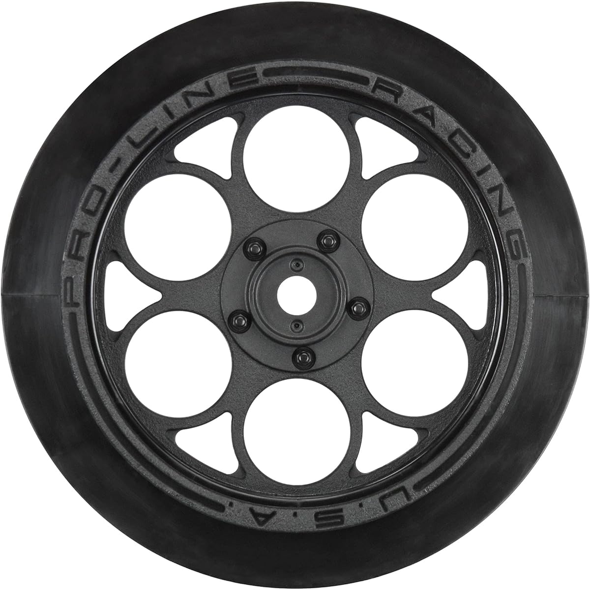 Pro-line Racing 1/10 Showtime Front Runner Front 2.2"/2.7" 12mm Drag Wheels 2pcs Black PRO280303