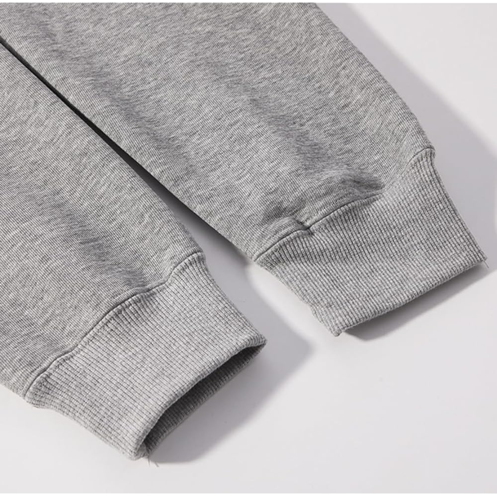 [EASTEMPO] Men's Parka, Spring, Brushed Lining, Long Sleeve, Pullover, Thick, Stylish, Plain, Loose, Large Size