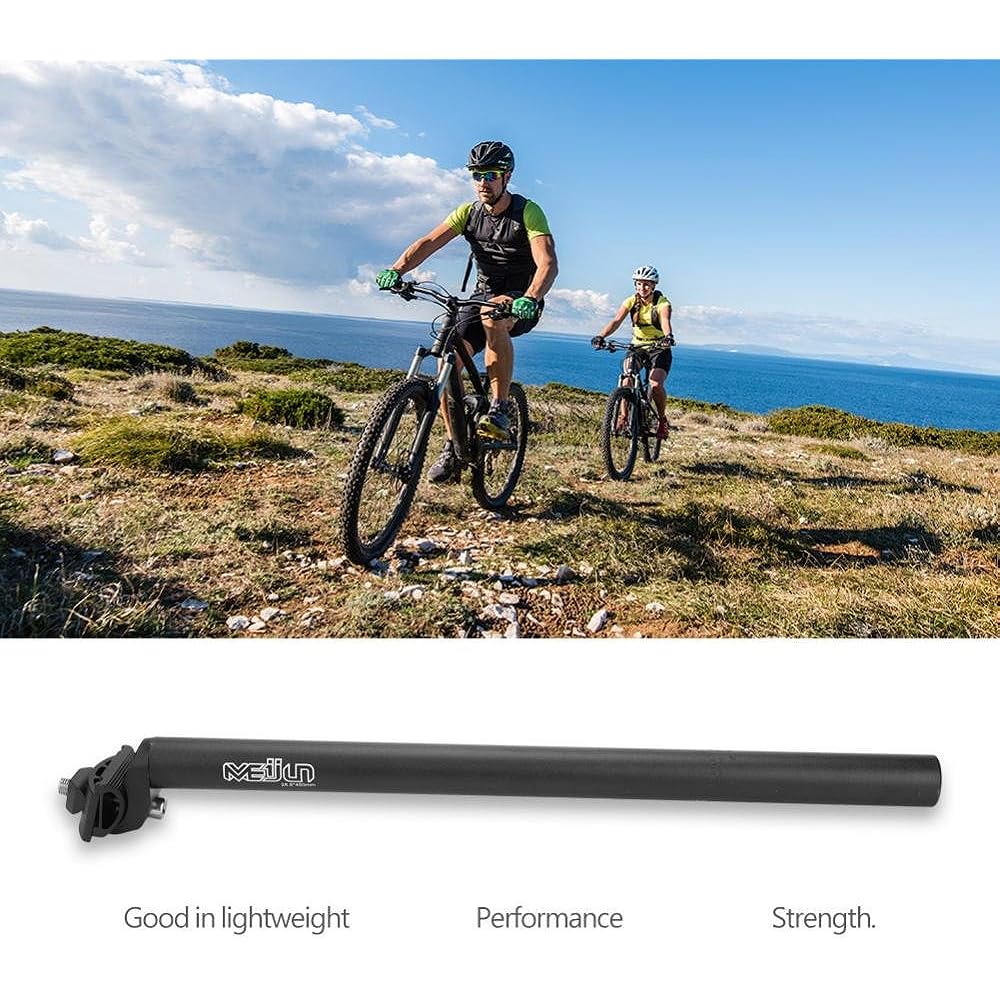MEIJUN 1Pc Bicycle Seatpost Aluminum Alloy Bicycle Seatpost Bicycle Mountain Bike Road Bike MTB MTN BMX 4 Sizes (28.6*450mm)