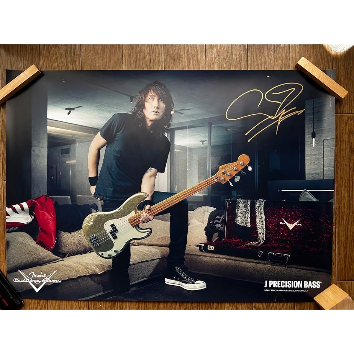 LUNASEA J Fender Precision Bass Poster
