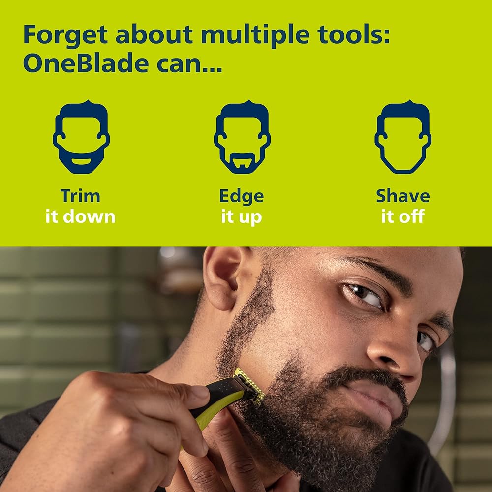 Philips Norelco OneBlade Face + Body Hybrid Electric Trimmer/Shaver QP2630/70