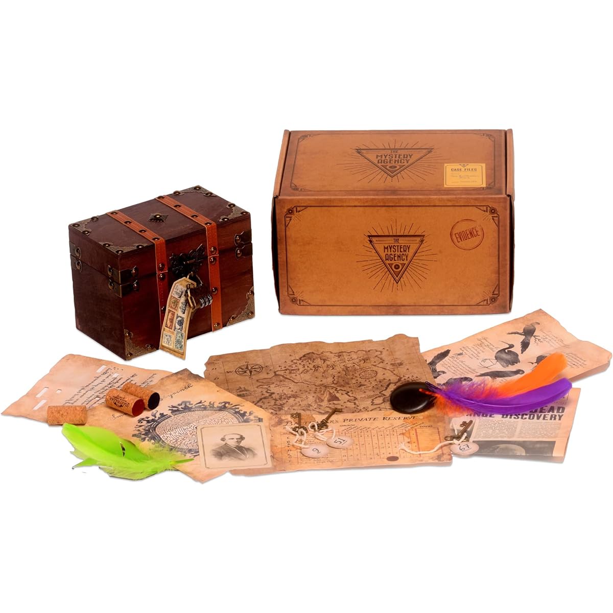 The Mystery Agency Balthazar Stone Award-winning Escape Room Board Game