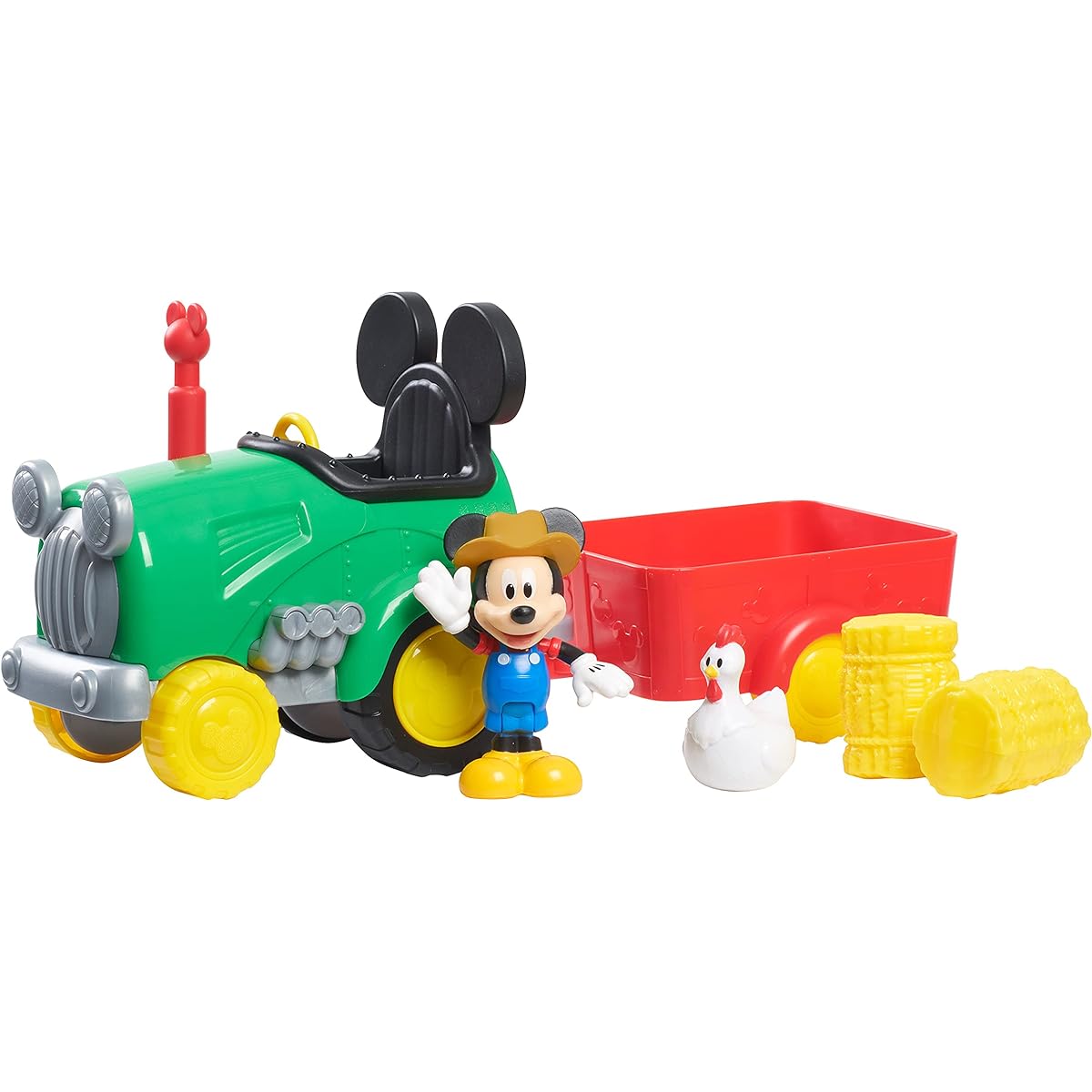 JP Mickey & Minnie JPL38734 Mickey Mouse Barnyard Fun Tractor Multicolor