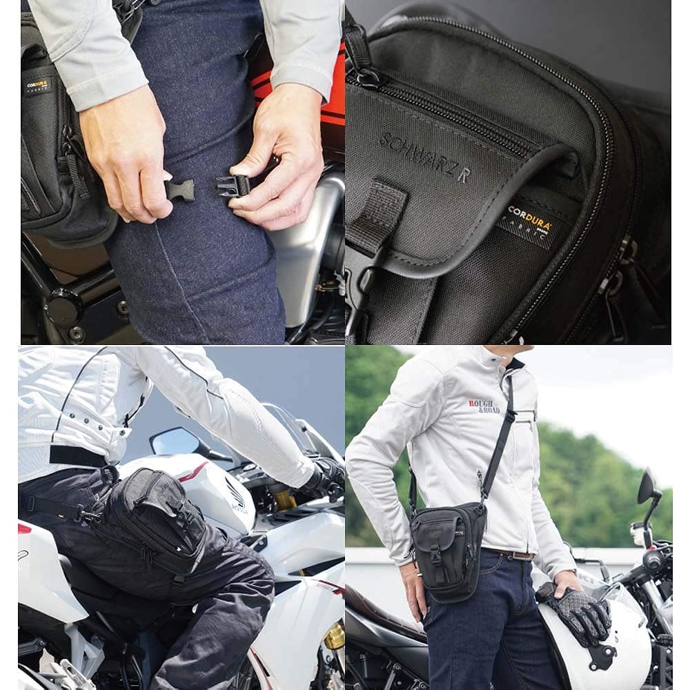 ROUGH&ROAD SCHWARZ R F-Holster 2.2L Schwarz RR9555