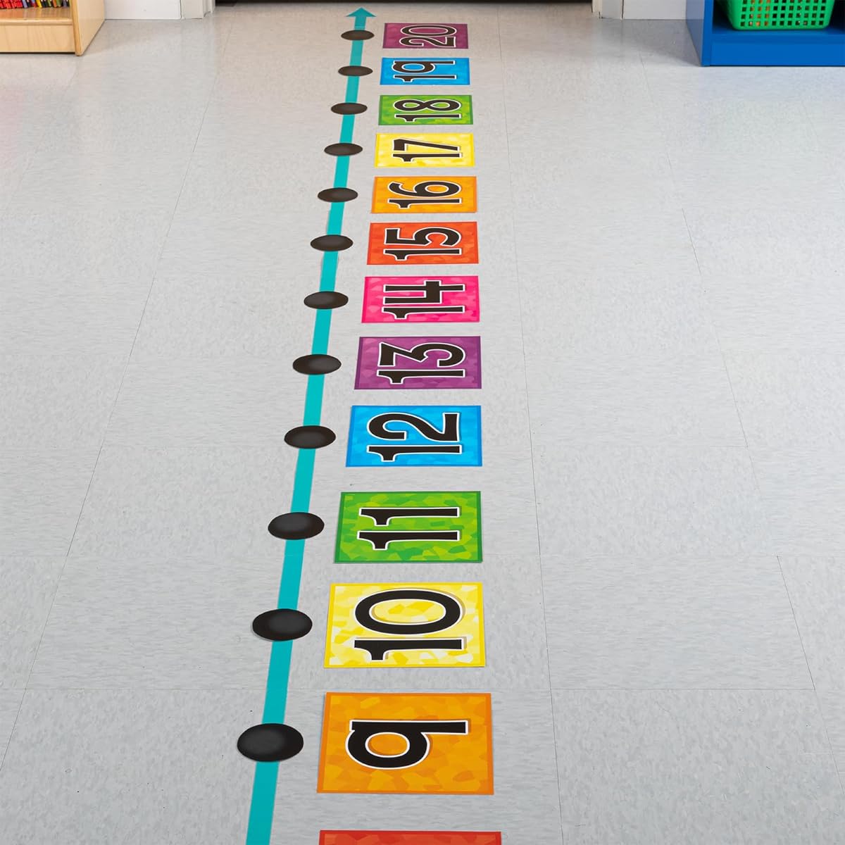 Really Good Stuff EZ Stick Jumbo Number Line 66 Piece