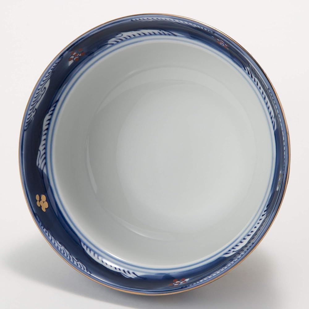 Set of 3 Old Imari Tekkadon [15.5 x 10.1cm 640g] [Lidded bowl] [Tendon, Katsudon, Oyakodon, Japanese tableware, restaurant, commercial use]