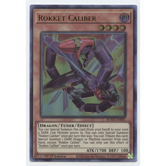 Rokket Caliber BODE-EN001 Ultra Rare First Edition