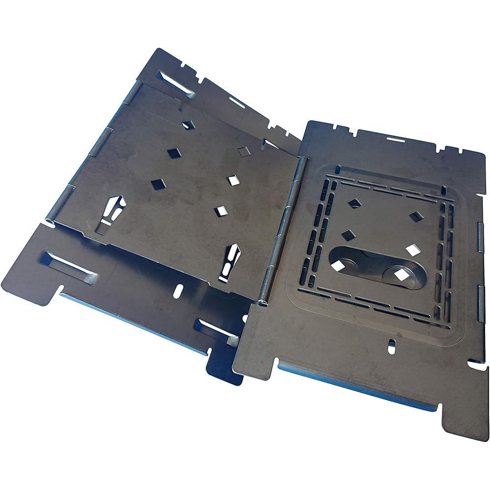 [Genuine Japanese Product] FIREBOX Titanium Barbecue Stove Bonfire Stand Stove 5 Inch Grill (Stove + Dedicated Case)