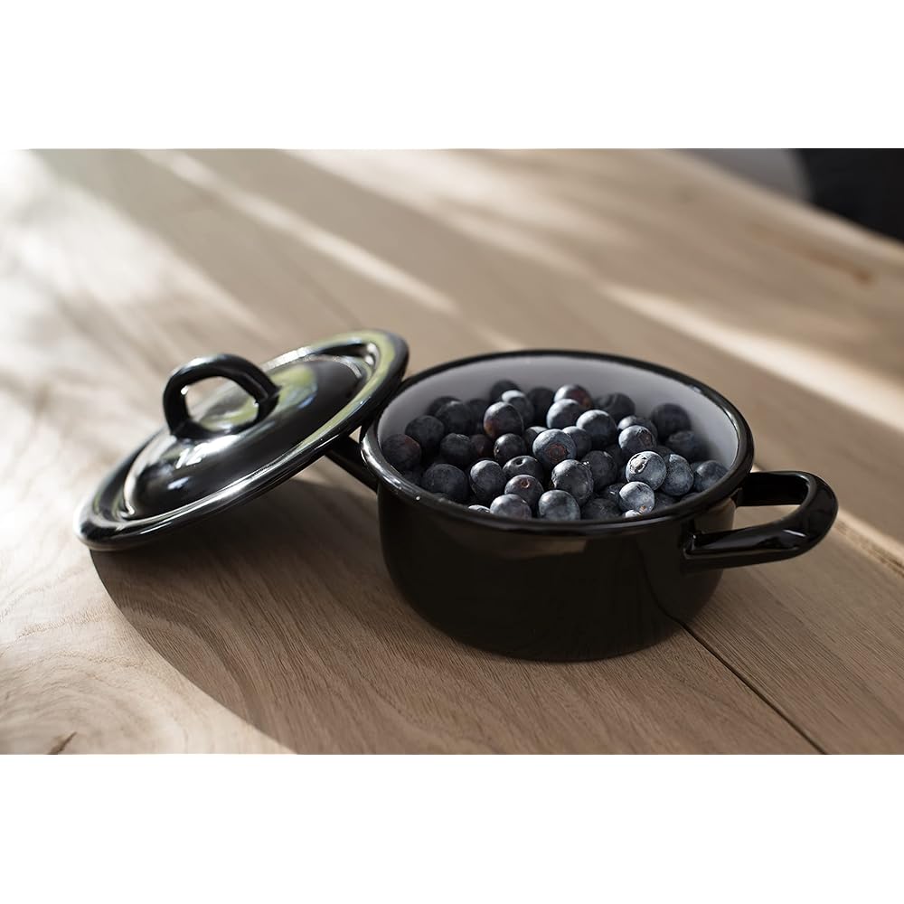 RIESS Two-handed pot GIANT HALF HIGH 1kg Casserole m.Bordel28cm 8L 0246-017