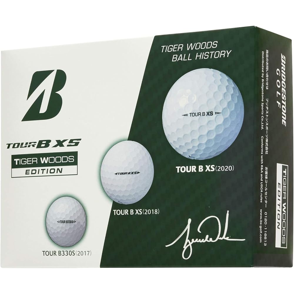 BRIDGESTONE Golf Ball TOUR B XS 2020 Model 12 Balls