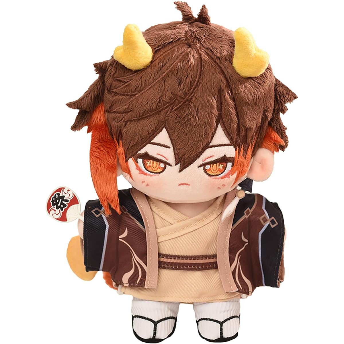 Genshin Impact Zhongli Plush Doll Toy Rock King Emperor Morax Character Doll with skeleton and changeable clothes Cosplay accessory Cotton doll Plush Soft Fluffy Interior Ornament Kids Birthday Gift Present Gift Halloween Christmas