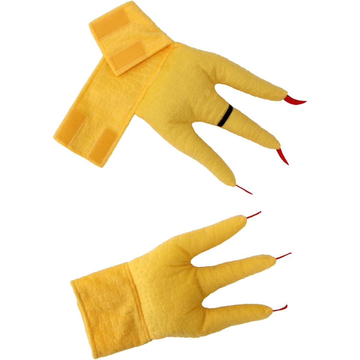Elope Stuffed Chicken Costume Paws Creature Cuffs