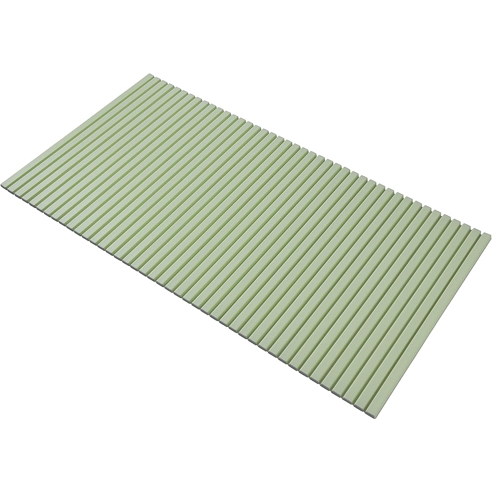 Mie Sangyo Bath Lid Shutter Type Ag Antibacterial Green 800 x 1520mm W-15_GR
