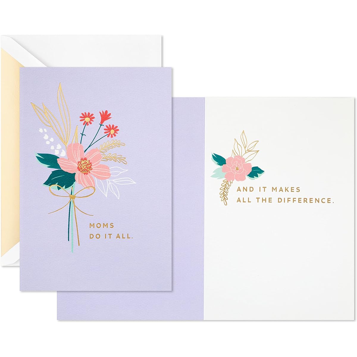 Hallmark Signature Mother's Day Cards, Set of 4 (Moms Do It All)