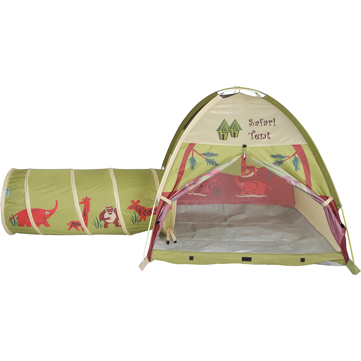 Indoor/Outdoor Safari Tent & Tunnel Com PACIFIC PLAY TENTS [Parallel Import]