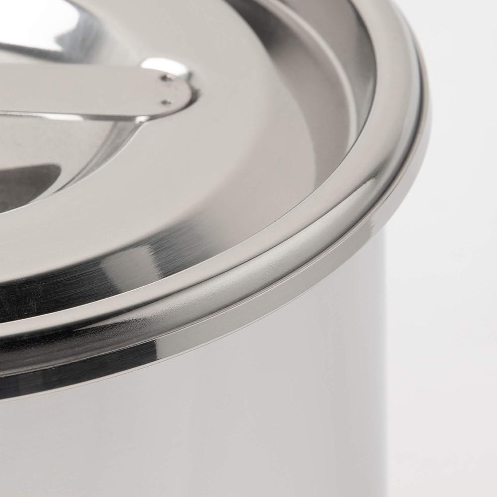 Endo Shoji Commercial Kitchen Pot with Scale 22cm (Hand Included) Molybdenum Stainless Steel AKT7922