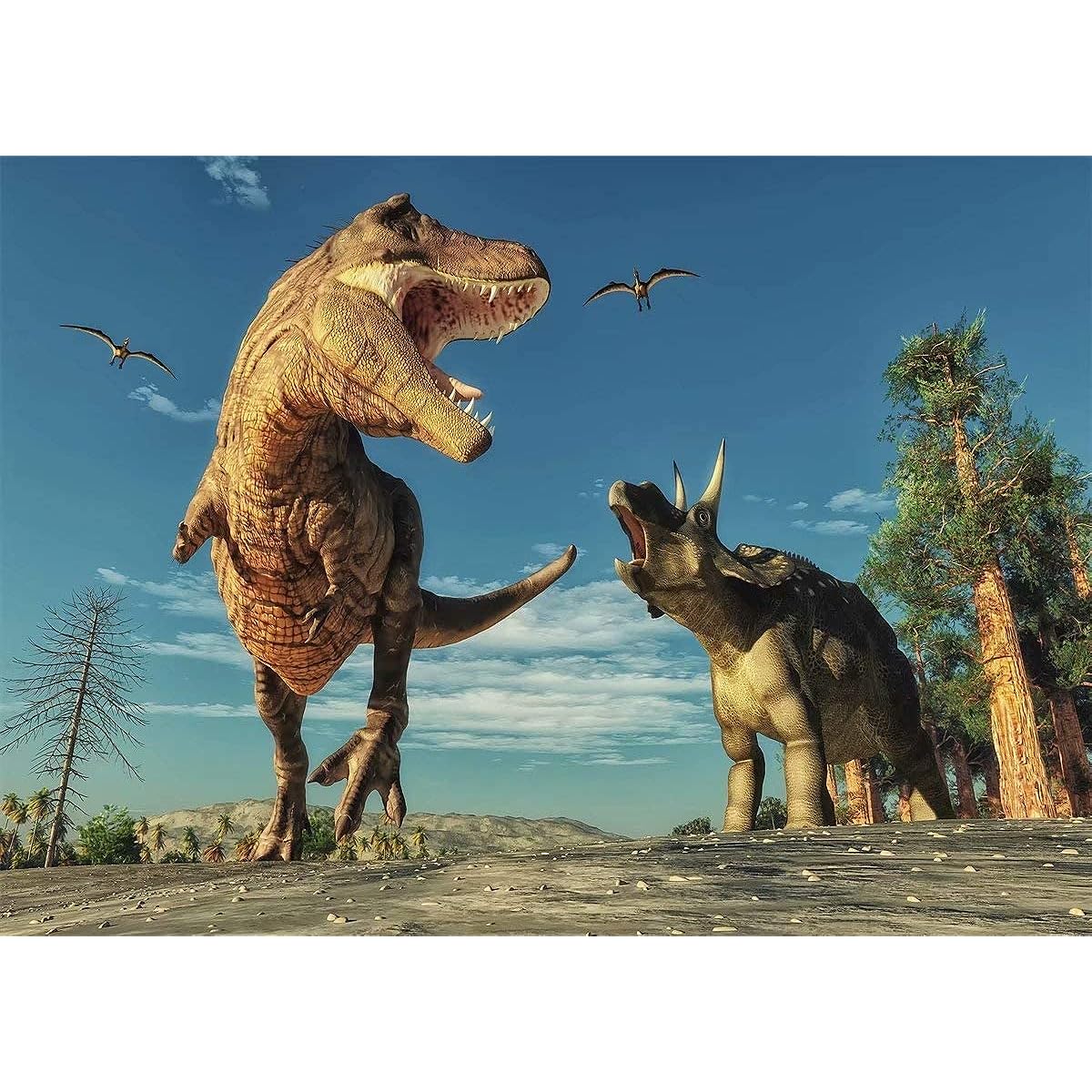 BELECO 7x5ft Dinosaur Backdrop Tyrannosaurus Themed Jurassic Park Photography Backdrop Birthday Party Banner Baby Shower Boys Girls Photography Backdrop Props