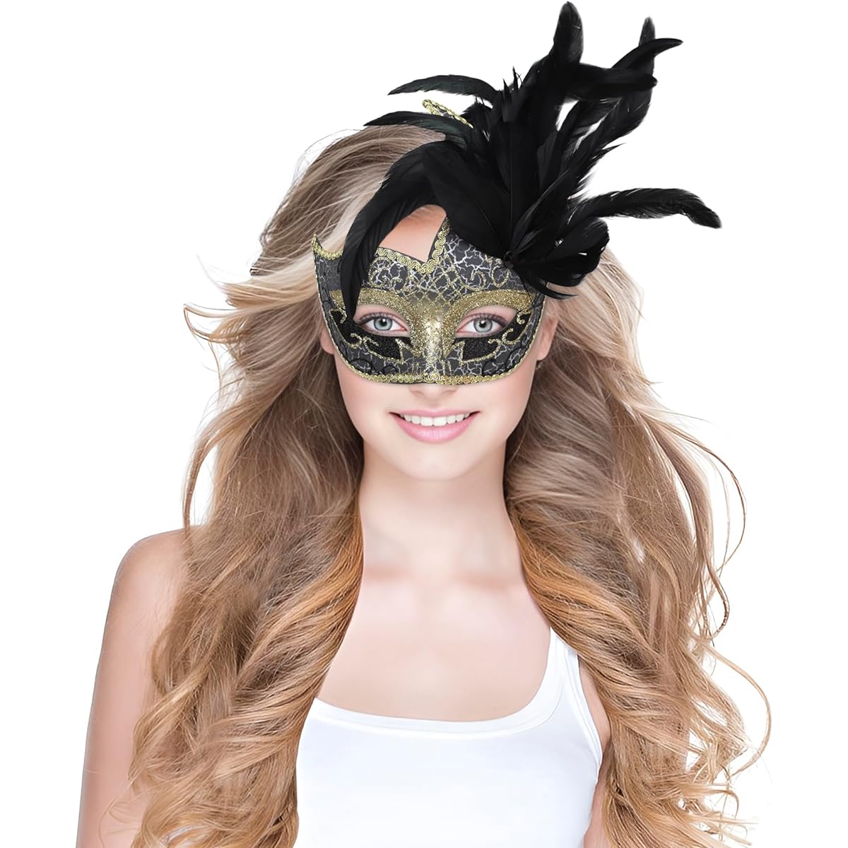 Mask Halloween Fox Mask Cosplay Costume Half Face Animal Fur Party Christmas Eye Cat Mask Easter Half Face Mask