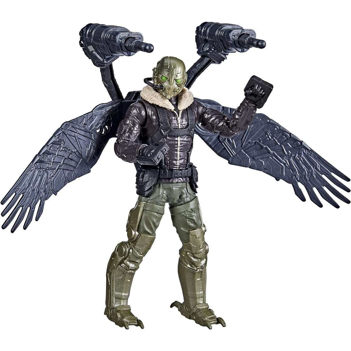Spider-Man Marvel 6" Deluxe Wing Blast Marvel's Hagel Movie Inspired Action Figure Toy with Explosives Ages 4+