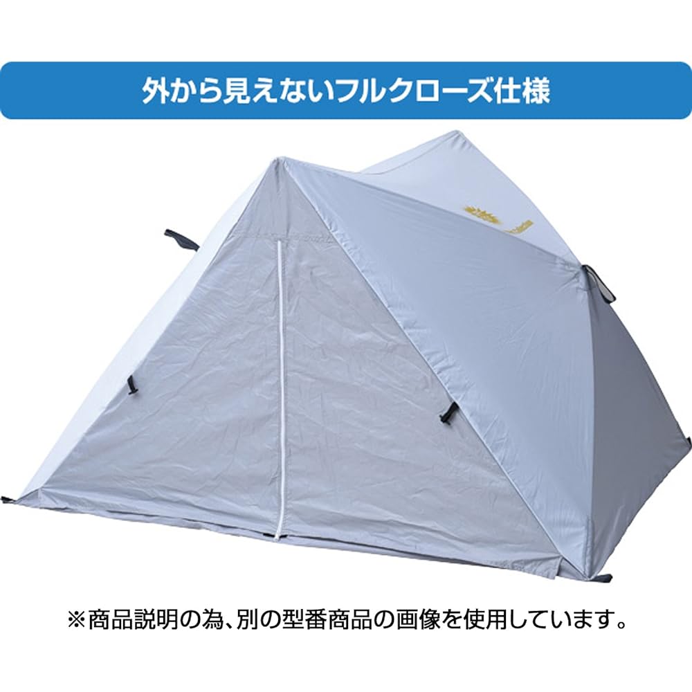YAMAZEN Campers Collection Quick Tent (Full Closed Type) [Blue/White/Blue Wave/Pink Wave] TW-MF15UV