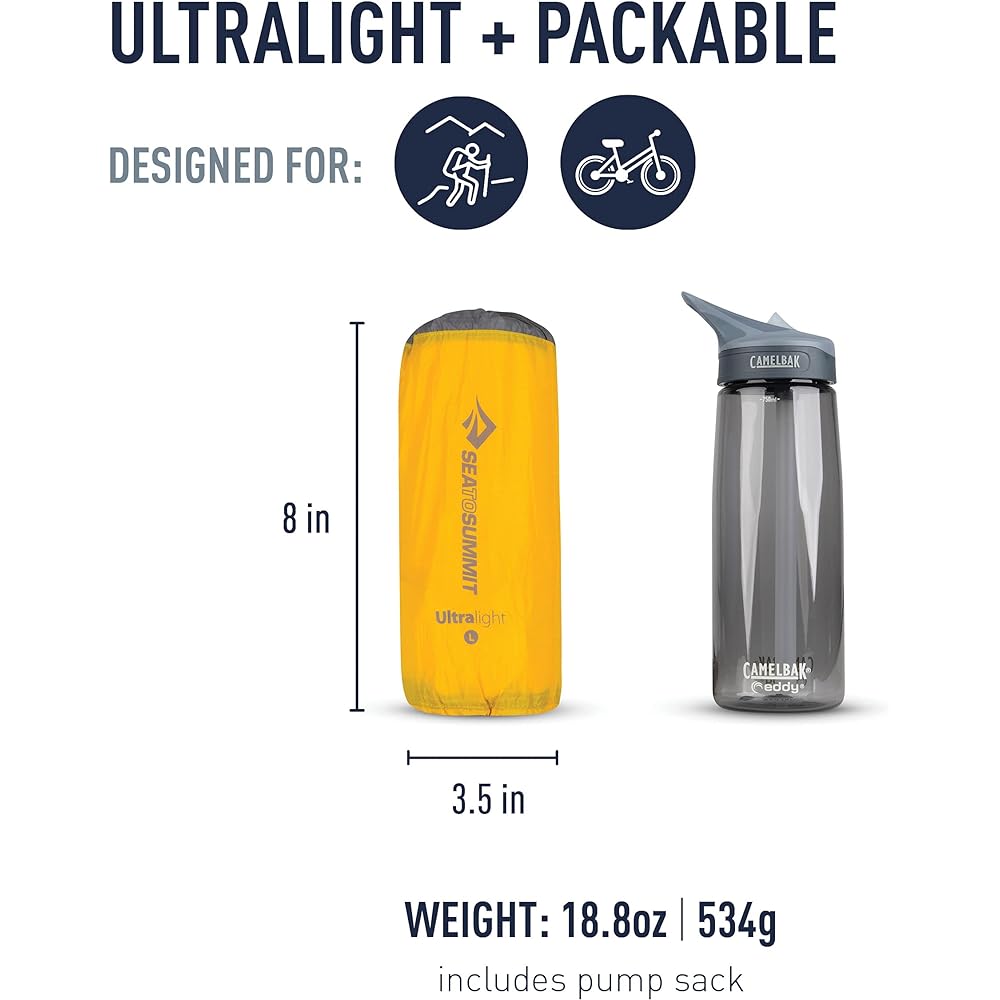 Sea to Summit Ultralight Mat – Yellow Large