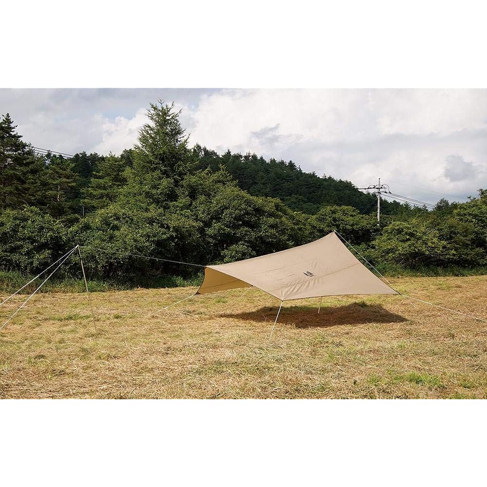 Ogawa Outdoor Camping Tarp System Tarp Hexa DX Dark Brown 3331