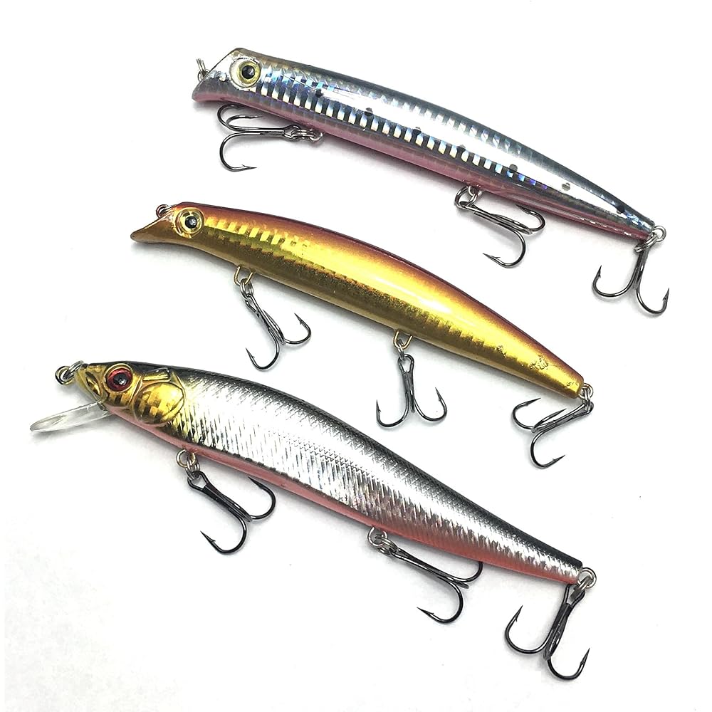 Seabass Minnow 10 Piece Set Lipless Minnow Seabass Minnow Seabass Lure Set Shad