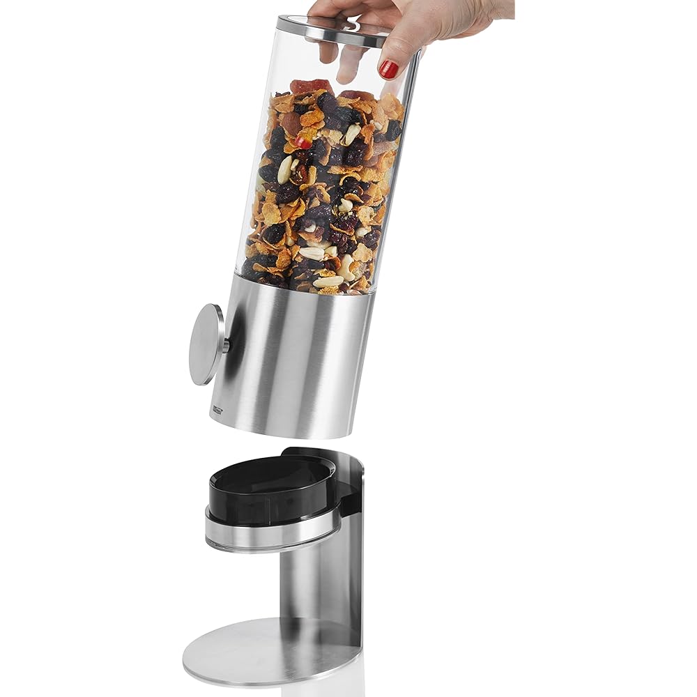 AdHoc Deposito Stainless Steel Cereal Dispenser Stand 35centimetre 14"