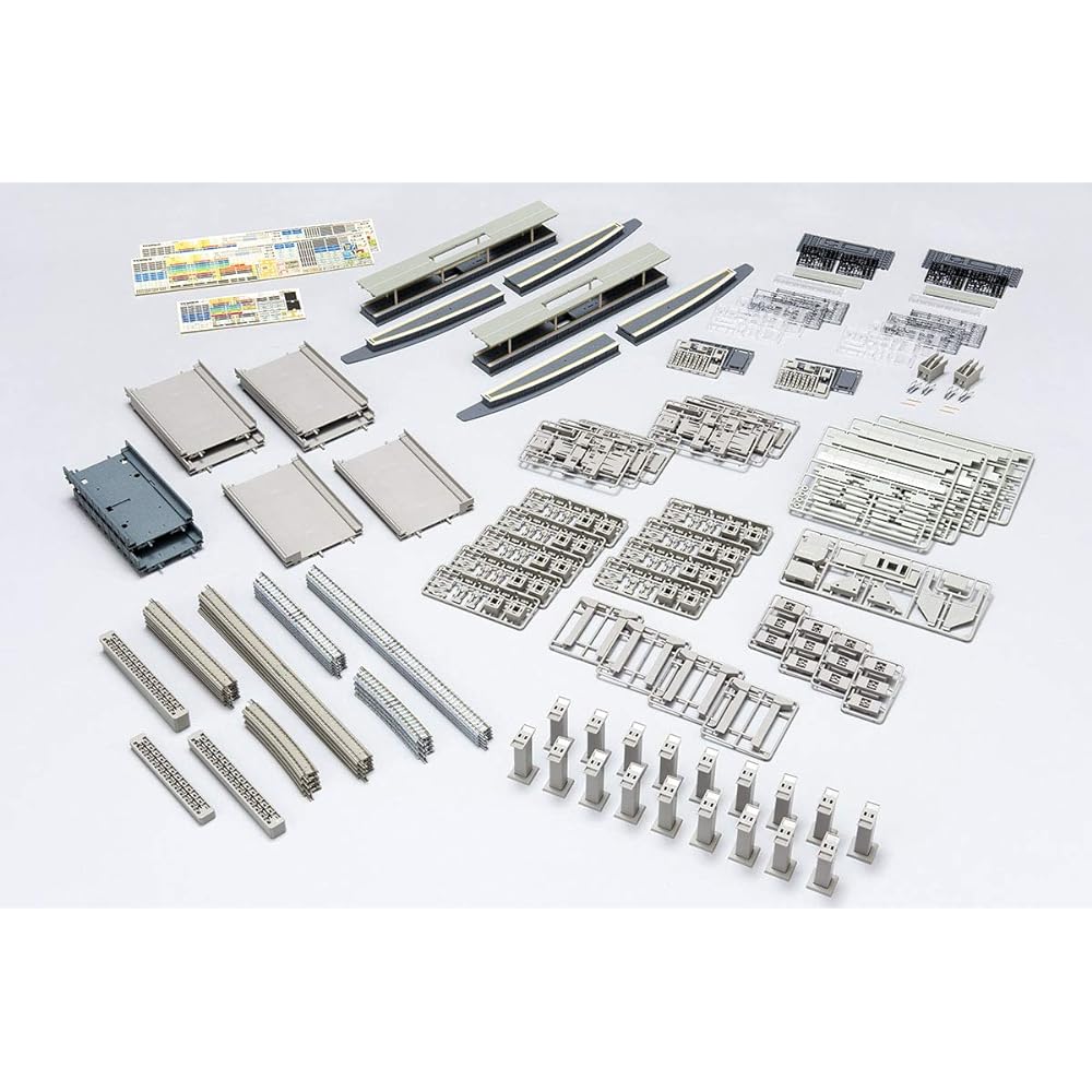 TOMIX N Gauge Elevated Double Track Hierarchical Station Set Rail Pattern HB-B 91043 Railway Model Supplies