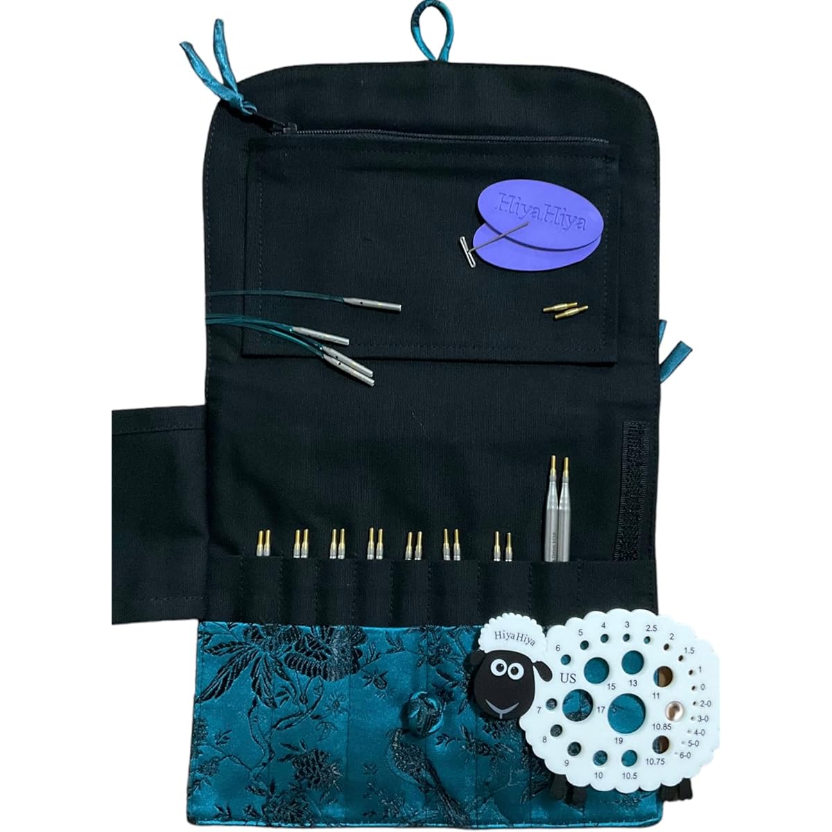 HiyaHiya small replacement circular needle set, 8 pieces, stainless steel small (sharp x 5 inches) [parallel import goods]