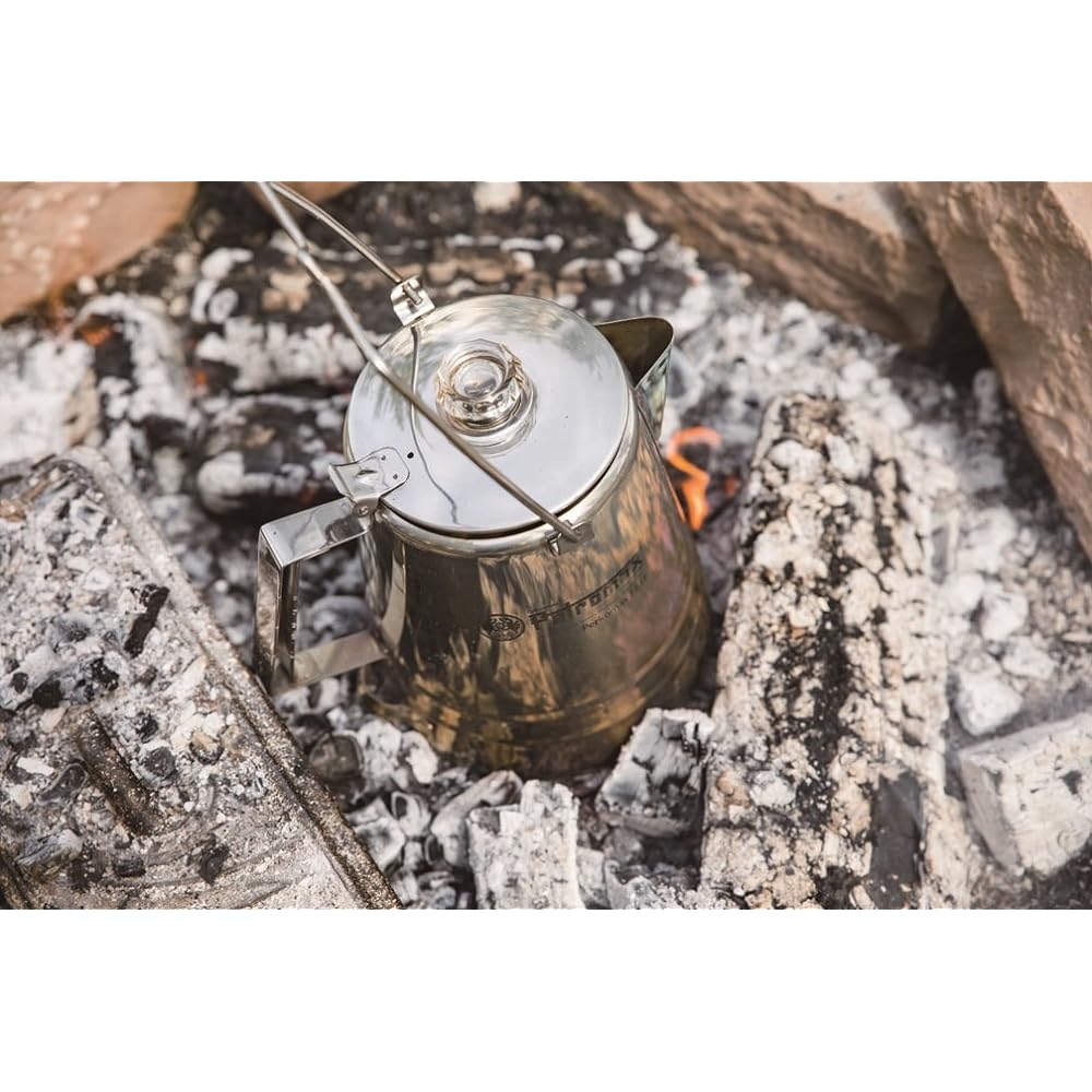 PETROMAX Outdoor Camping Percolator Stainless Steel
