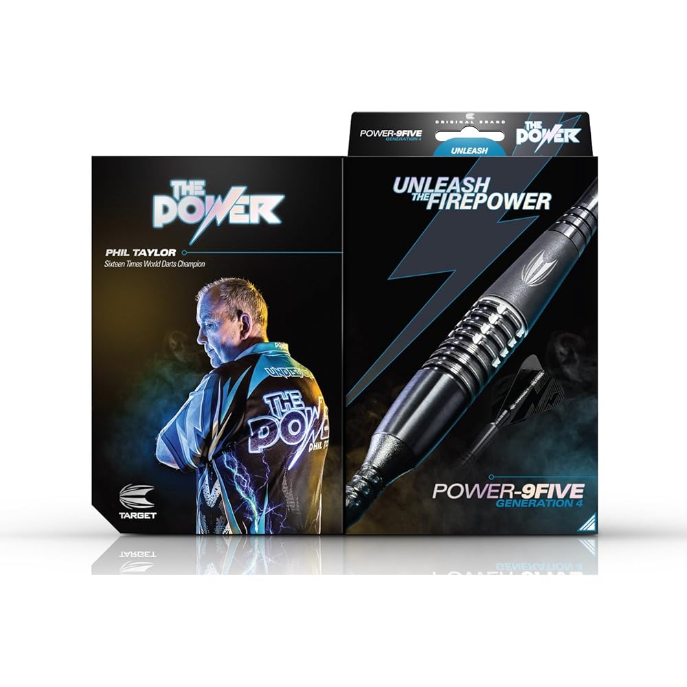 Target Power Nine Five Phil Taylor Model Generation 4 Euro Barrel 2BA Soft Darts 18g 200923