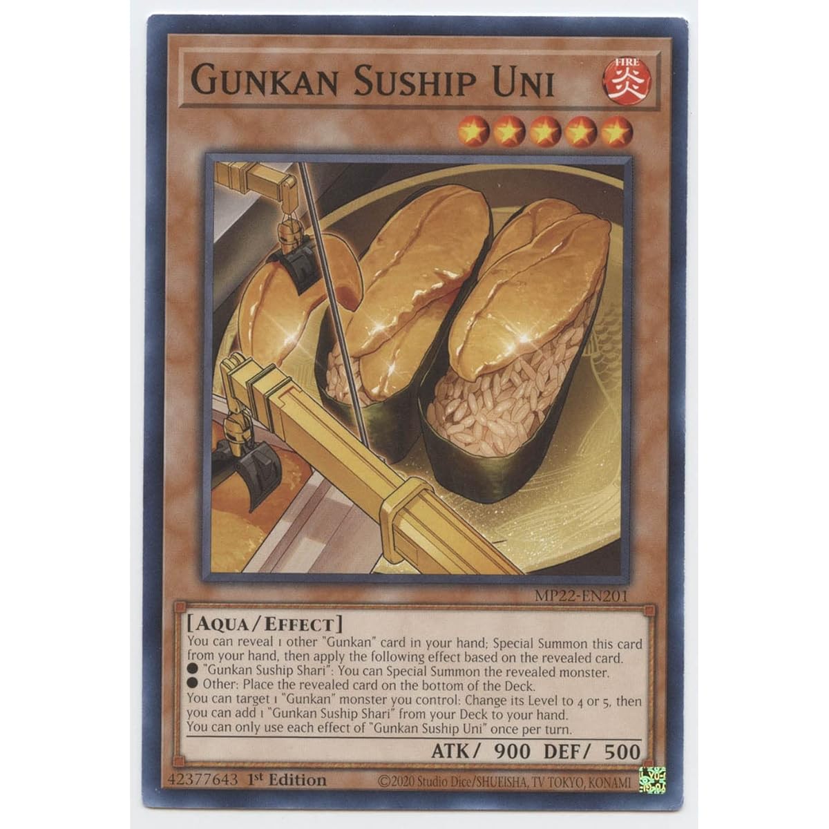 Gunkan Sushi Uniform - MP22-EN201 - Common - First Edition